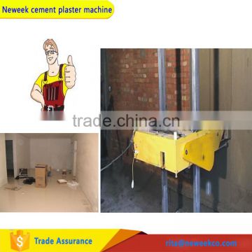 Neweek lifting flexible automatic wall putty lime cement plaster machine