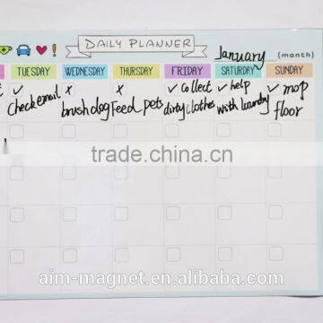 Magnetic Board Monthly Planner Dry Erase Magnet Sheet photo-2