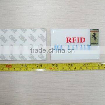 Low Cost Printing RFID Tags/ 3M Adheslive RFID Windshield Tags for Car Tracking System