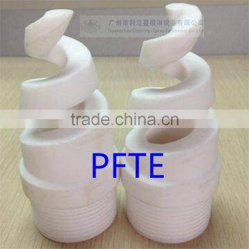 1/4 Anti-acid PTFE spiral full cone spray nozzle