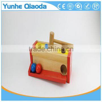Multi-color Small Hit Ball Box Toys,Wooden Pound Toy For Kids,Wooden Hammering Toy