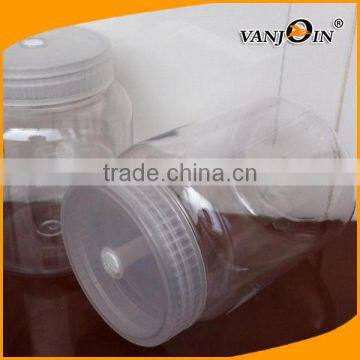 500ML/480ML/350ML/270ML Clear Round Plastic Jar for Hydroponic Plants