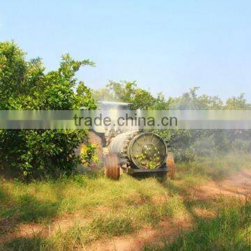 orchard fruit garden vineyard high efficient1500L trailer boom tank air blast sprayer with Italy diaphragm pump