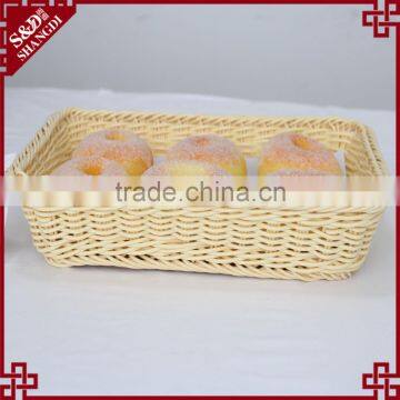 Food Safe Grade Woven Bread Tray Rattan Basket photo-5