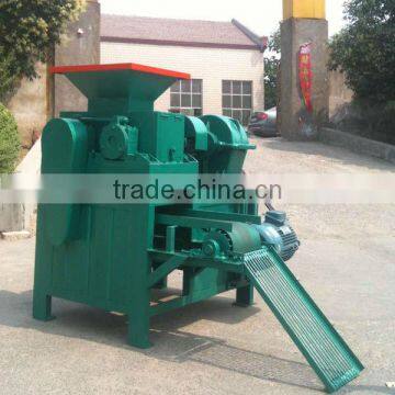 stable performance hydraulic double roller barbeque charcoal press machine