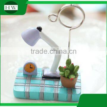 Cheap Mini Resin Wooden Iron Cartoon Photo Name Business Card Holder photo-4
