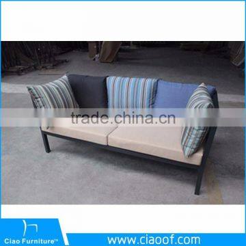Exposed Tube Powder Coating Frame 3 Seater Sofa photo-2