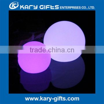 Pe plastic waterproof led floating ball decorative lighting sphere ball