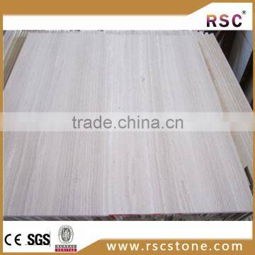 Perlino bianco marble, wooden grain white slab