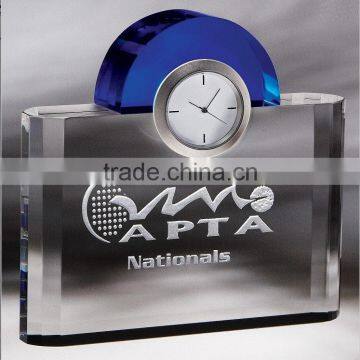 night and day crystal clock crystal award