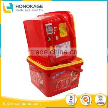 Rectangular Plastic Cup Shape Custom with Plastic Lid, PP Disposable Plastic Cup