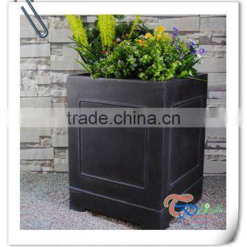 Hot Sale Outdoor Fiberglass Flower Pots for Garden Pots Design