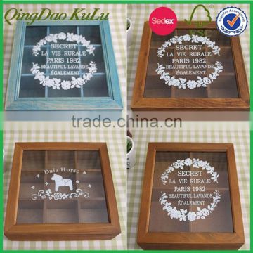 eco friendly natural wood decorative wooden christmas gift box for sale