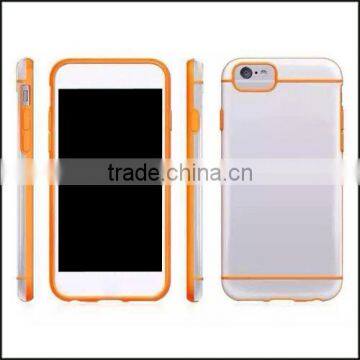 TPU Transparent Soft Phone Case, Colorful Bumper Back Cover for IPhone6 photo-4