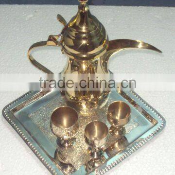 Arabic dallah set, arabic tray set, arabic coffee set, coffee serving set,