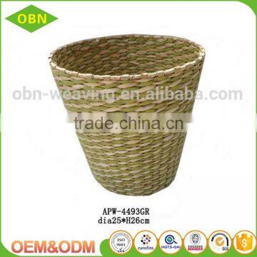 Many Color Handmade 100% Natural Custom Decorative Woven Paper Waste Basket Waste Bin photo-3