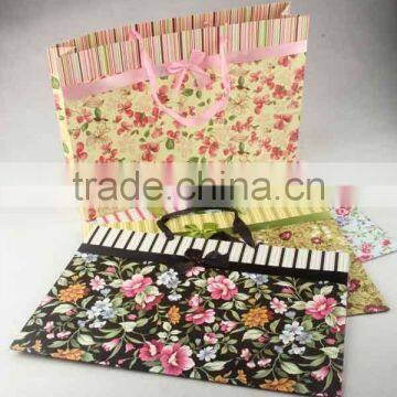 Flower Design Foldable Gift Bag With Bowknot/ Shopping Bag photo-3