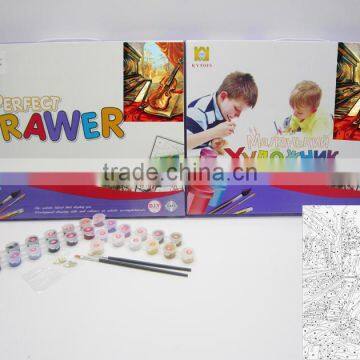 DIY handpainted oil painting by number	Diy painting toys