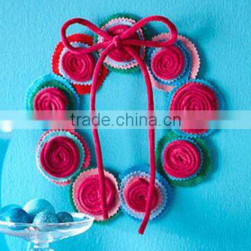 2017 Express Wholesale High Quality New Products Hot Sale Felt Artificial Flower for Wall Decoration Made in China