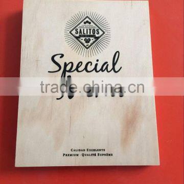 Hot sale custom-made wooden menu folder / wood restaurant menu cove rs / wood restaurant menu