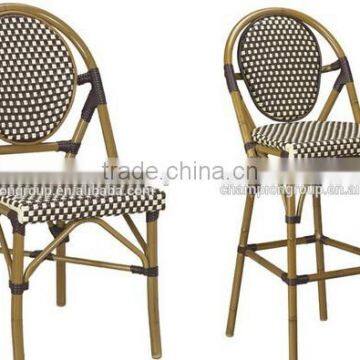 french bistro chairs, french style rattan chair with round back AS-6215