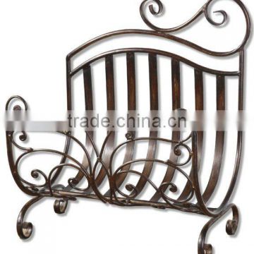 Metal letter Magazine Holder Rack