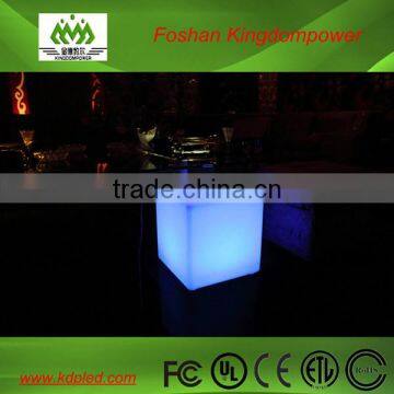 16 Colors Plastic Illuminated Led Cube Furniture photo-2