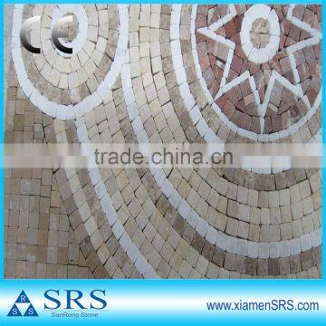 Marble mosaic medallion for flooring