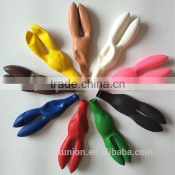 wholesale custom 100% natural printed latex balloon rabbit shape balloon