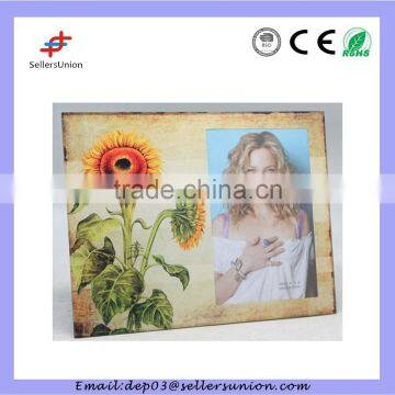 High Quality Sunflower Printed Picture Frame Moulding 4"x6"