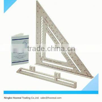 Aluminum Alloy Speed Square 7" Combination Carpenter's Protractor Miter Framing Triangle Ruler/Speed Square