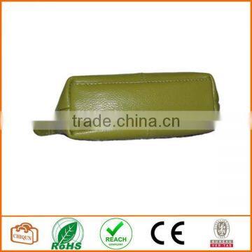 Leather Cosmetic Pouch Green photo-4