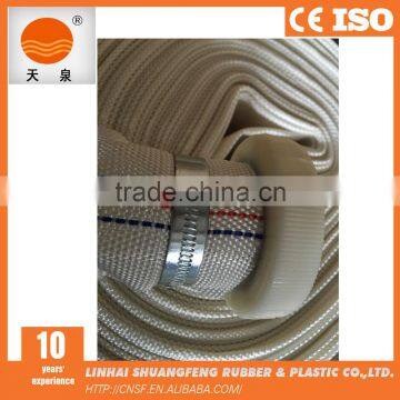 PVC Lining Layflat Fire Hose / Fire Resistant Hose With ABS Plastic Type Coupling photo-2
