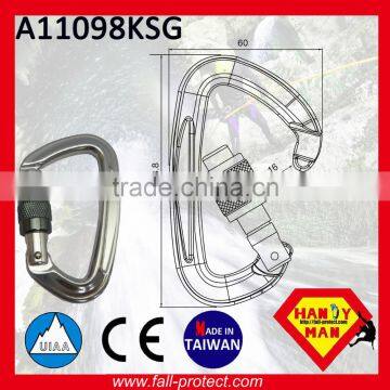 With CE & UIAA Rock Climbing Mountaineer Aluminum Carabiner For Rescue photo-4