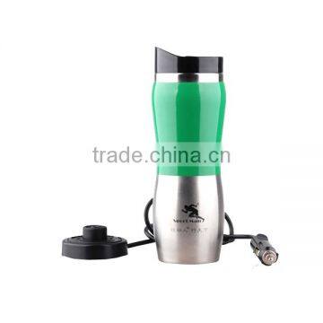 Stainless Steel Travel Car Heated Insulation Electronic Thermal Mug 400ml photo-4
