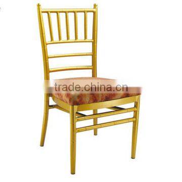 metal iron chiavari chair with cushion