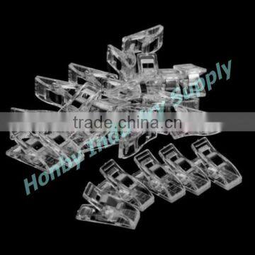 Hot Sale Hand Sewing 27mm Clear Plastic Wonder Clip photo-5