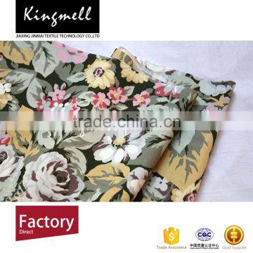 Digital Printing Customized No MOQ Elegant Floral Printed Fabric