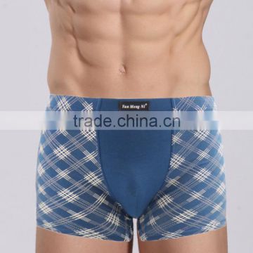 Pretty Printing Bamboo Fiber Men Boxers Soft Good Elasticity Strong Men Underwear Sexy Men's Boyshorts