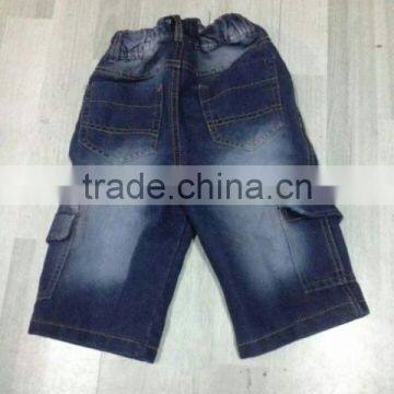 Stock Lots Clothing Kid's Casual New Desgin Cheap Denim Shorts photo-4
