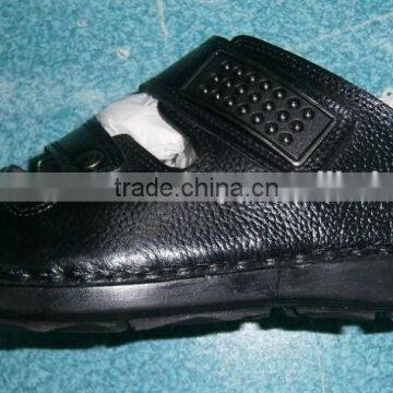 PU Sole Leather Slippers for Men photo-2