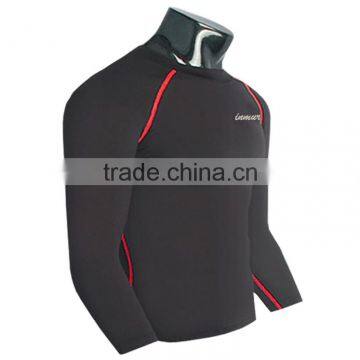 high quality dry fit shirt / slim fit jersey / fitness shirts