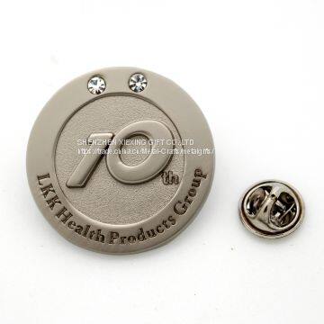 Cheap Custom Logo Metal Blank Magnetic Name Badge photo-5