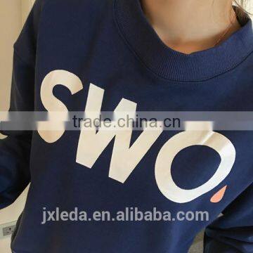 2016new Designs Custom Letters Printed Pullover Whitout Hood photo-3