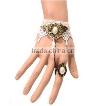 Lace bracelet ring sets antique women jewelry set wholesale