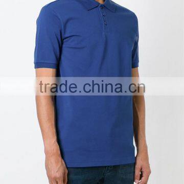 Blue 100 Cotton Classic Uniform Polo Shirt Factory Wholesale China photo-2