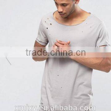 Fashion Men's T-shirt Hollow Designer, the Rock t Shirt, the Ripped t Shirt photo-4