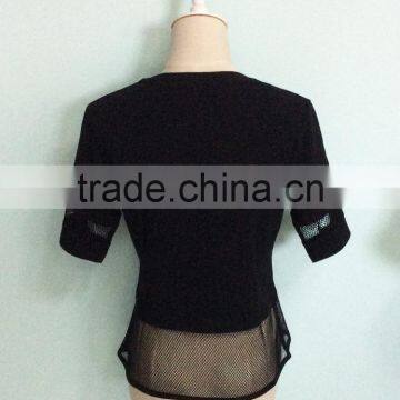 Hollow Out Girl Tshirt With Picture Pattern photo-6