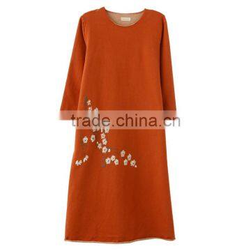 Z&M Women Long Sleeve Dress Winter Dress Lady Dress photo-3