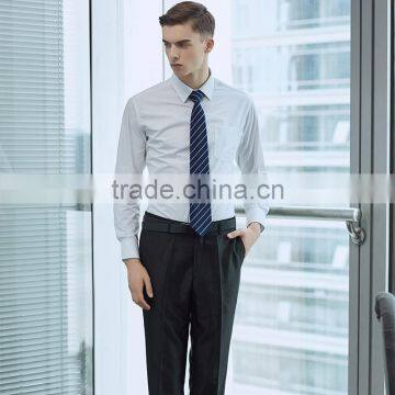 China Casual Custom Made Fashion Men Cheap Long Sleeve Dress Shirts photo-2